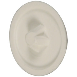 Cache pour vis cruciforme blanc Ø 12 mm 16 pièces Cache pour vis cruciforme blanc Ø 12 mm 16 pièces