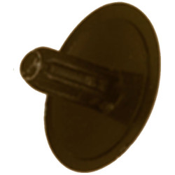 Cache pour vis hexagonale brun Ø 13 mm 16 pièces