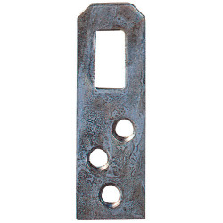 Fixation murale pour meuble en acier zingué 60 x 20 mm 4 pièces