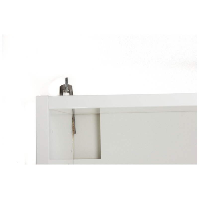 Fixation murale pour meuble en acier zingué 60 x 20 mm 4 pièces Fixation murale pour meuble en acier zingué 60 x 20 mm 4 pièces