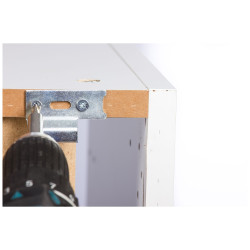 Réglette de fixation pour meuble en acier zingué 58 x 50 mm 4 pièces Réglette de fixation pour meuble en acier zingué 58 x 50 mm 4 pièces