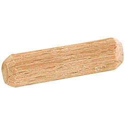 Tourillon en bois Ø 10 x 40 mm 25 pièces Tourillon en bois Ø 10 x 40 mm 25 pièces