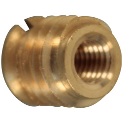 Ecrou à visser en laiton poli M8 4 pièces