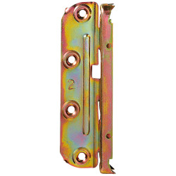 Fixation pour lit en métal zingué 130 mm 4 pièces