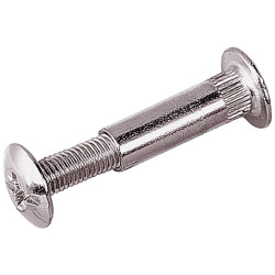 Boulon d'assemblage en acier zingué M6 8 pièces