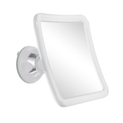 Miroir grossissant blanc 16x16 cm | MP GLASS