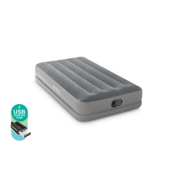 Matelas gonflable Prestige Mid Rise Flex pump USB 99 x 191 x 30 cm INTEX