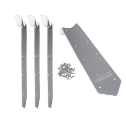 Set de finition pour margelles de piscine 45° 4 pièces UBBINK