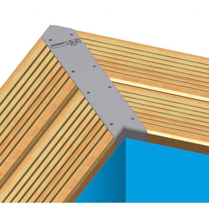 Set de finition pour margelles de piscine 45° 4 pièces UBBINK Set de finition pour margelles de piscine 45° 4 pièces UBBINK