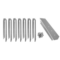 Set de finition pour margelles de piscine 135° 8 pièces UBBINK