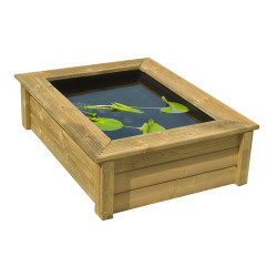 Cadre de bassin en bois Quadro Wood I UBBINK