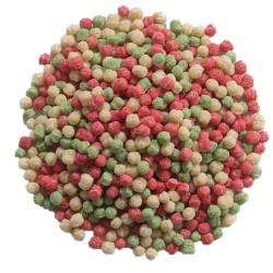 Nourriture pour poissons de bassin Fish Mix granulés multicolores 15 L
