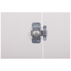 Targette à tourner en acier zingué 20 x 52 mm TEKNIBOX Targette à tourner en acier zingué 20 x 52 mm TEKNIBOX