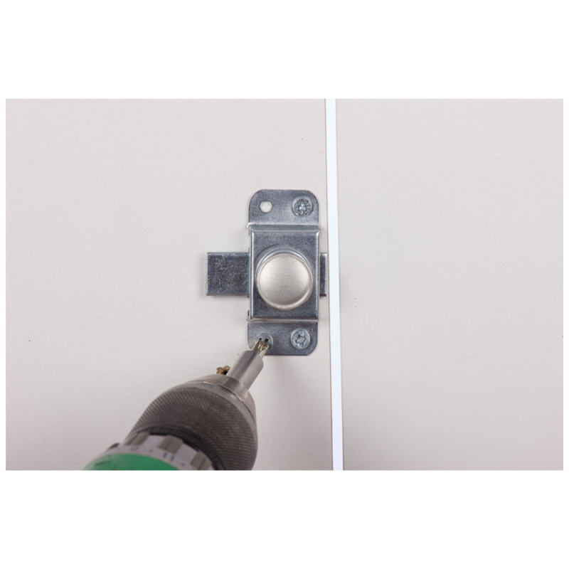 Targette à tourner en acier zingué 35 x 78 mm TEKNIBOX Targette à tourner en acier zingué 35 x 78 mm TEKNIBOX