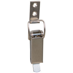 Fermeture de coffre à levier en métal nickelé 16 x 44 mm 2 pièces TEKNIBOX