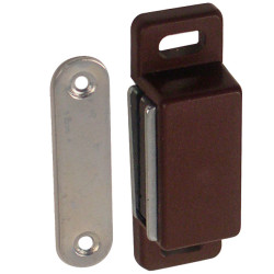 Loqueteau magnétique 6 kg brun 2 pièces TEKNIBOX