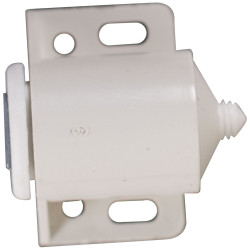 Loqueteau magnétique 4 kg blanc 2 pièces TEKNIBOX