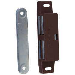 Loqueteau magnétique 12 kg brun TEKNIBOX