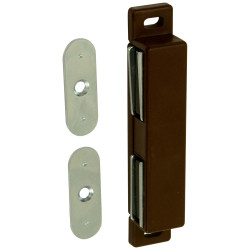 Loqueteau magnétique double 5 kg brun TEKNIBOX