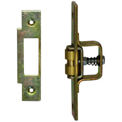 Va-et-vient a entailler en acier zingué 100 x 15 mm TEKNIBOX