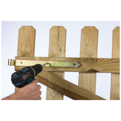 Penture droite en métal 500 mm TEKNIBOX Penture droite en métal 500 mm TEKNIBOX