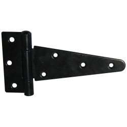 Penture T américaine lourde en métal noir 102 mm TEKNIBOX