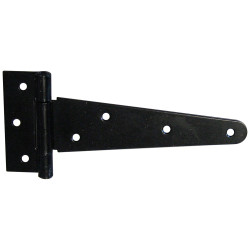 Penture T américaine lourde en métal noir 152 mm TEKNIBOX