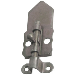 Verrou pour volet en métal bichromaté 2 pièces TEKNIBOX