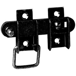 Fermeture à bascule pour volet en métal noir TEKNIBOX