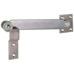 Loquet de barrière avec support en métal bichromaté 190 x 46 mm TEKNIBOX