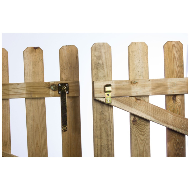 Loquet de barrière avec support en métal noir 190 x 46 mm TEKNIBOX Loquet de barrière avec support en métal noir 190 x 46 mm TEKNIBOX