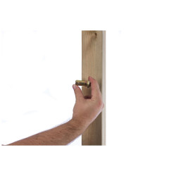 Gond à visser en métal bichromaté Ø 18 x 78 mm 2 pièces TEKNIBOX Gond à visser en métal bichromaté Ø 18 x 78 mm 2 pièces TEKNIBOX