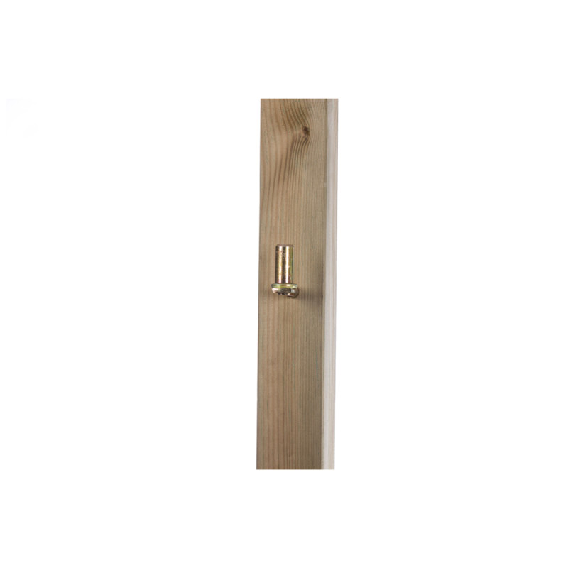 Gond à visser en métal noir Ø 18 x 78 mm 2 pièces TEKNIBOX Gond à visser en métal noir Ø 18 x 78 mm 2 pièces TEKNIBOX