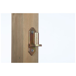 Gond à appliquer en métal bichromaté Ø 18 x 35 mm 2 pièces TEKNIBOX Gond à appliquer en métal bichromaté Ø 18 x 35 mm 2 pièces TEKNIBOX