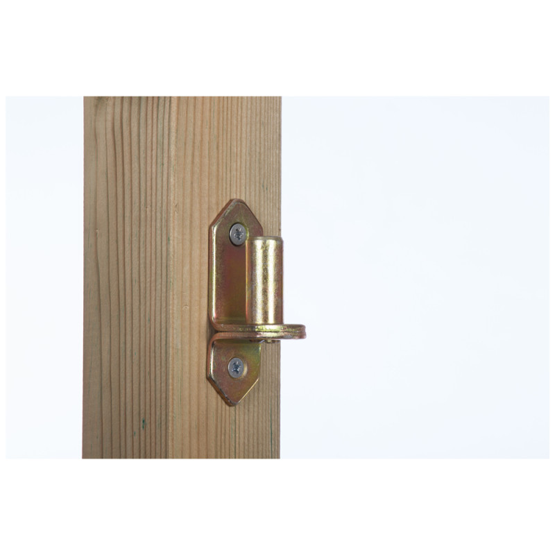 Gond à appliquer en métal bichromaté Ø 18 x 35 mm 2 pièces TEKNIBOX Gond à appliquer en métal bichromaté Ø 18 x 35 mm 2 pièces TEKNIBOX