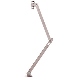 Compas de meuble en acier nickelé 150 mm 2 pièces TEKNIBOX