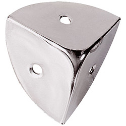 Coin de renfort pour malle en fer nickelé 30 x 30 mm 4 pièces TEKNIBOX