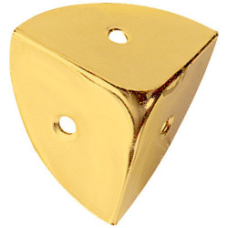 Coin de renfort pour malle en laiton 30 x 30 mm 4 pièces TEKNIBOX
