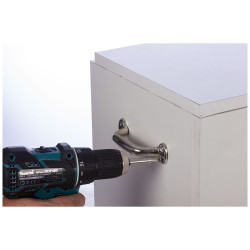 Pognée creuse en fer nickelé 165 mm LINEA BERTOMANI Pognée creuse en fer nickelé 165 mm LINEA BERTOMANI