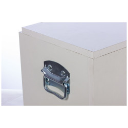 Poignée de malle en acier zingué 110 mm TEKNIBOX Poignée de malle en acier zingué 110 mm TEKNIBOX