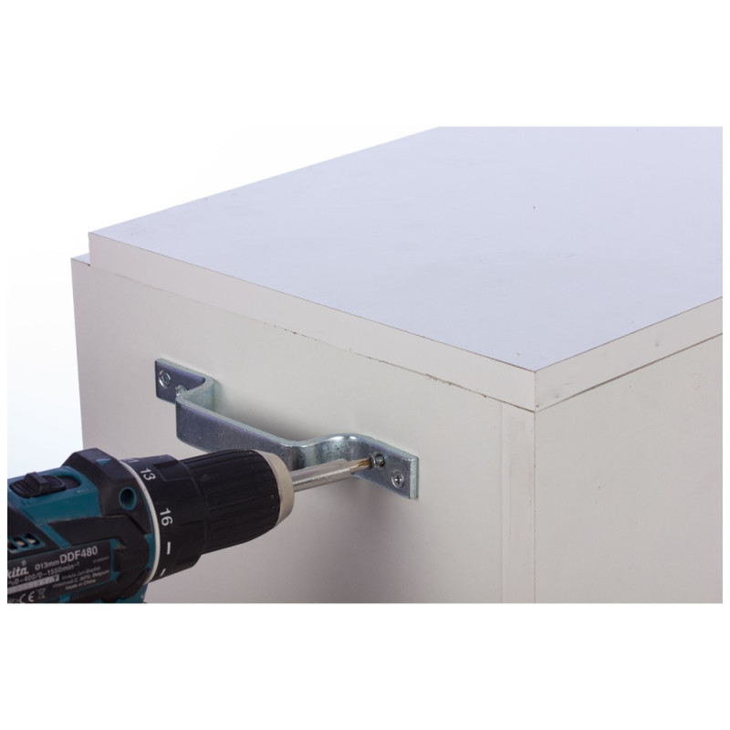 Poignée de tirage en acier zingué 170 mm TEKNIBOX Poignée de tirage en acier zingué 170 mm TEKNIBOX