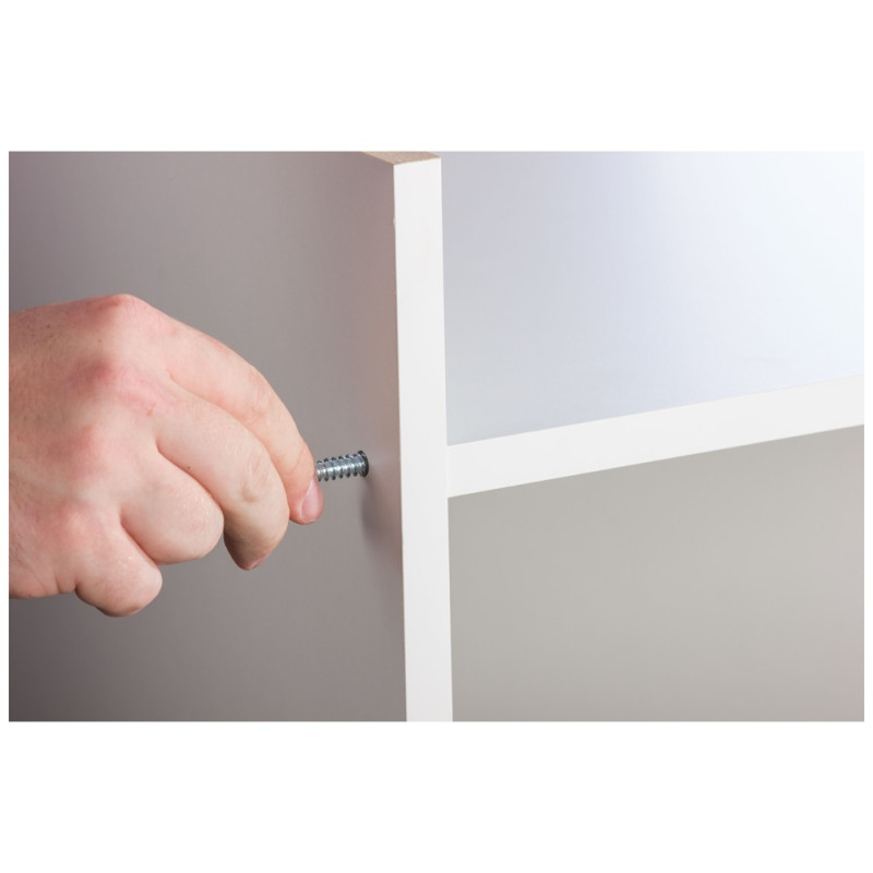 Vis pour panneau avec capuchon Ø 7 x 60 mm 16 pièces TEKNIBOX Vis pour panneau avec capuchon Ø 7 x 60 mm 16 pièces TEKNIBOX