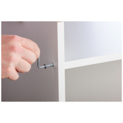 Vis pour panneau avec capuchon Ø 7 x 60 mm 16 pièces TEKNIBOX Vis pour panneau avec capuchon Ø 7 x 60 mm 16 pièces TEKNIBOX