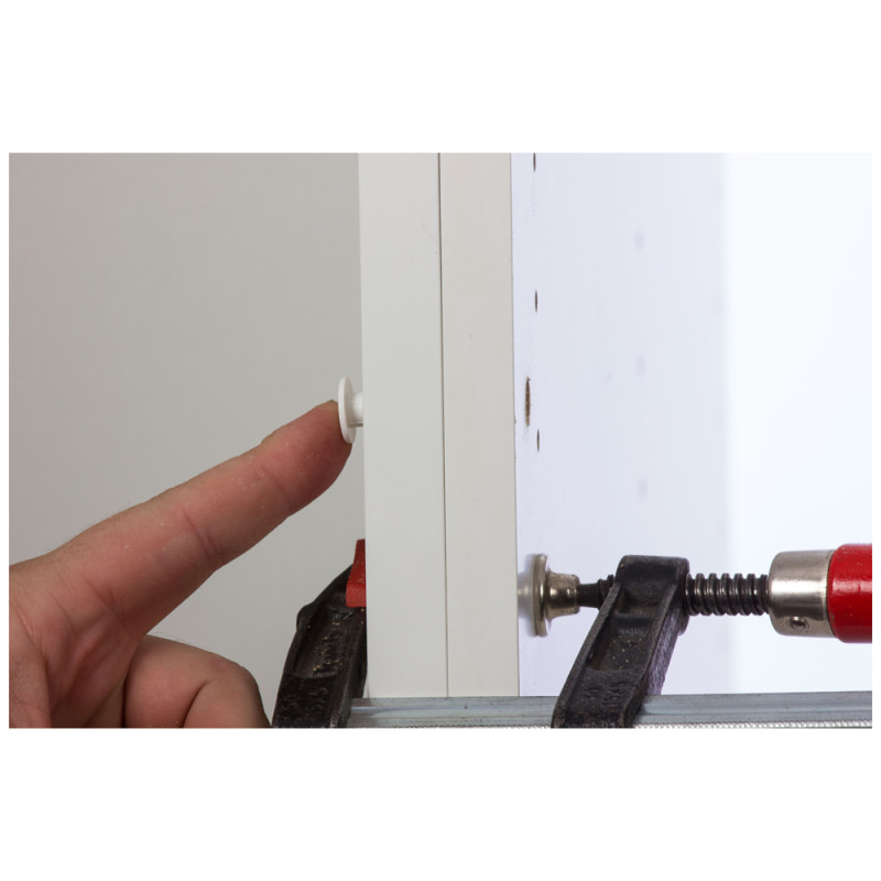 Vis d'assemblage blanche Ø 6 x 36 mm 24 pièces TEKNIBOX Vis d'assemblage blanche Ø 6 x 36 mm 24 pièces TEKNIBOX