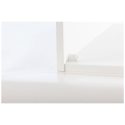 Pièce d'assemblage blanche pour panneaux 4 pièces TEKNIBOX Pièce d'assemblage blanche pour panneaux 4 pièces TEKNIBOX