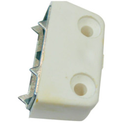 Pièce d'assemblage blanche 40 x 14 mm 4 pièces TEKNIBOX