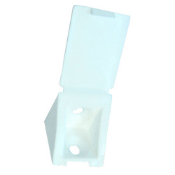 Taquet Tac'Eker blanc 24 x 25 x 24 mm 4 pièces TEKNIBOX