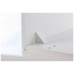 Taquet Tac'Eker blanc 24 x 43 x 43 mm 4 pièces TEKNIBOX Taquet Tac'Eker blanc 24 x 43 x 43 mm 4 pièces TEKNIBOX