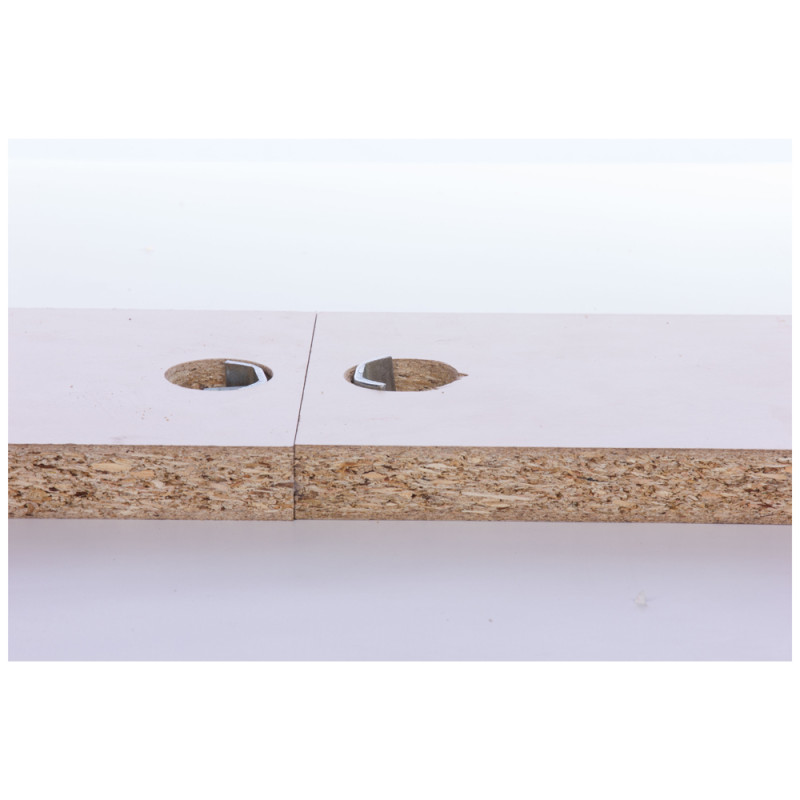Pièce d'assemblage pour plan de travail 150 mm 2 pièces TEKNIBOX