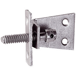 Ferrure d'assemblage pour meuble en acier zingué 45 mm 2 pièces TEKNIBOX